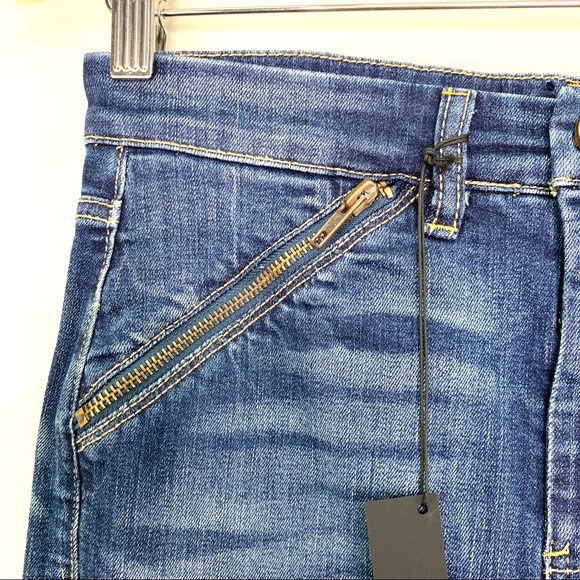 Blank NYC Denim Pencil Zipper Skirt Size 26 - Picture 8 of 16